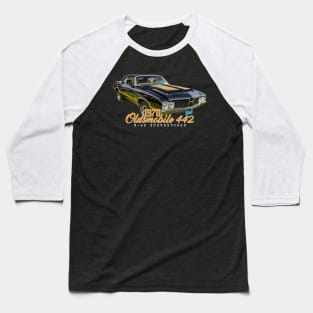 1970 Oldsmobile 442 W-30 Convertible Baseball T-Shirt